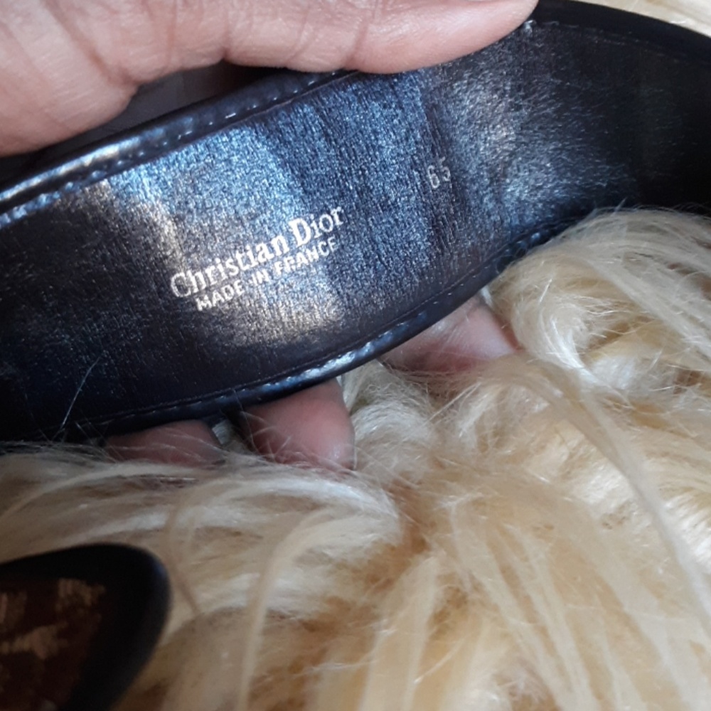 SOLD❤DIOR MONOGRAMMED BELT - Picture 6 of 8